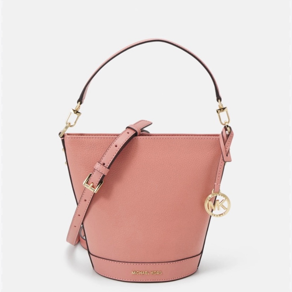 MICHAEL KORS bucket tote in Sunset Rose